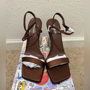 “New” Jeffrey Campbell Brown Kassandra Strappy Sandals size11